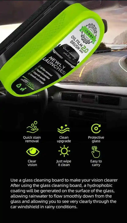 Car Oil Film Windshield Glass Cleaner