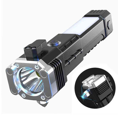8 in 1 Portable Rechargeable Torch LED Flashlight