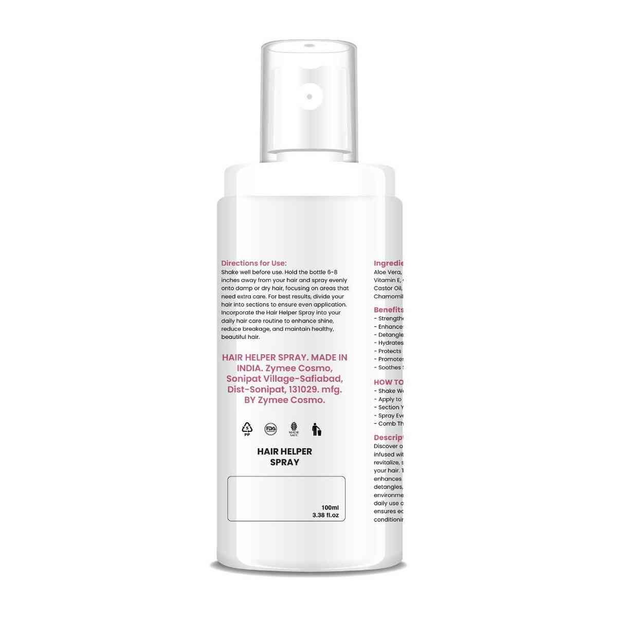 Hair Helper Spray For Hair Growth And Enhancer ? 100ml(Pack Of 1)