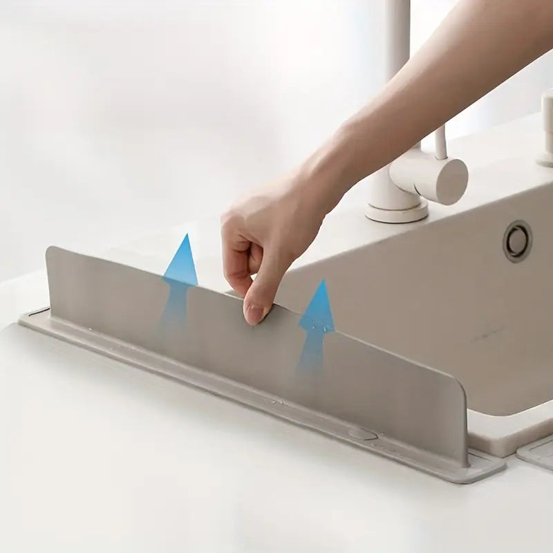 Sink Splash Guard | Flexible Silicone | Keeps Counters Dry & Clean ( pack of 2 ) buy 1 get 1 free