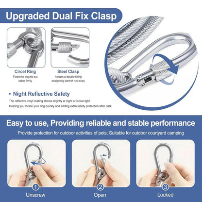 Multipurpose Heavy Duty Stainless Steel Clothes Drying Rope