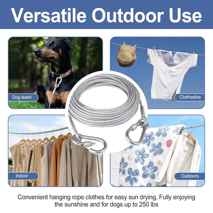 Multipurpose Heavy Duty Stainless Steel Clothes Drying Rope