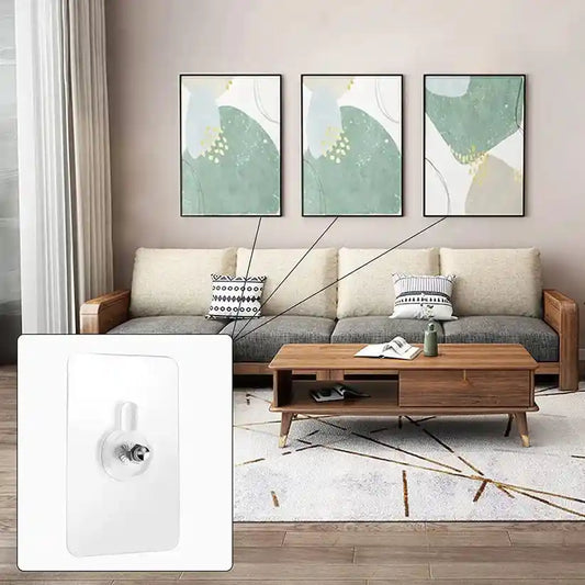 Reusable Multipurpose Adhesive Wall Hooks