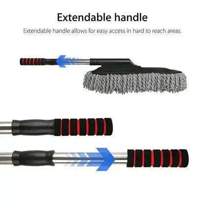 Buy Extendable Microfiber Cleaning Brush And Get Car Detailing Brush and Windshield Cleaning Tablets Worth Rs. 599/- FREE!! Newyear Offer