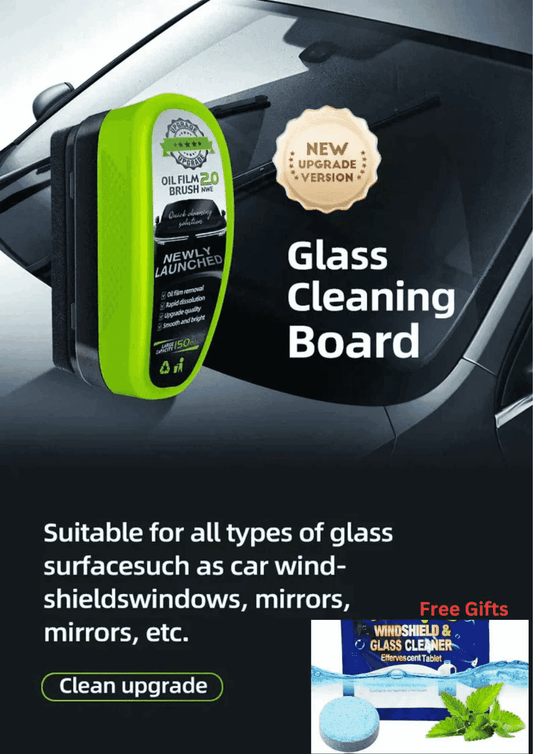 Car Oil Film Windshield Glass Cleaner.