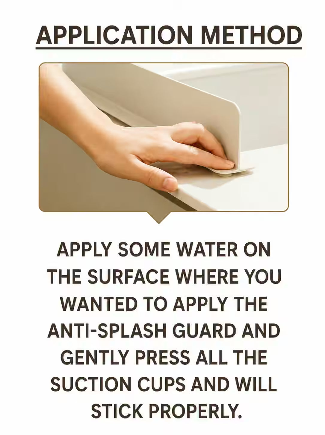 Sink Splash Guard | Flexible Silicone | Keeps Counters Dry & Clean ( Pack of 2 ) Buy 1 Get 1 Free