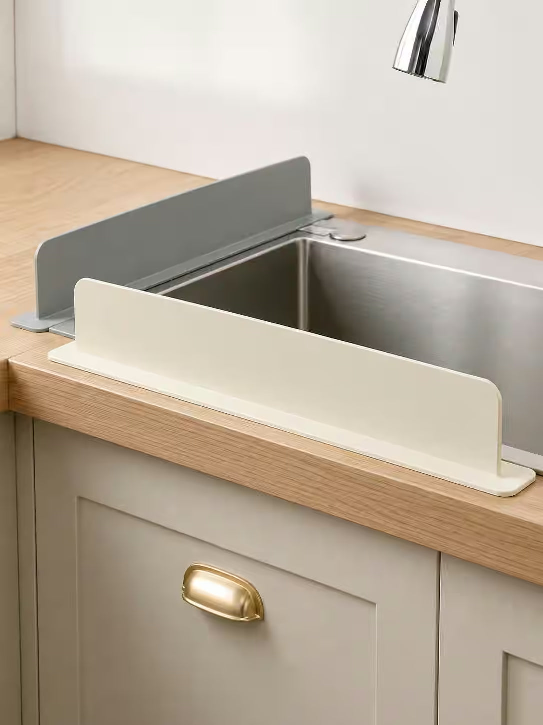 Sink Splash Guard | Flexible Silicone | Keeps Counters Dry & Clean ( Pack of 2 ) Buy 1 Get 1 Free