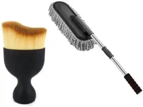 Buy Extendable Microfiber Cleaning Brush And Get Car Detailing Brush and Windshield Cleaning Tablets Worth Rs. 599/- FREE!! Newyear Offer